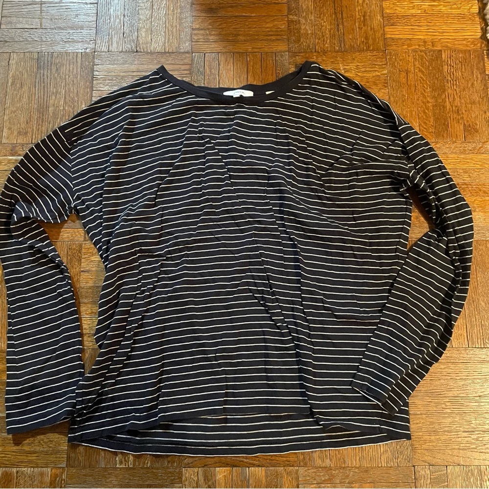 Striped long sleeve shirt